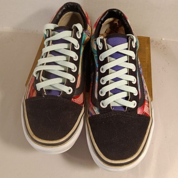Vans Old Skool Watercolor Skate Low Top Sneakers 6 - Picture 3 of 7